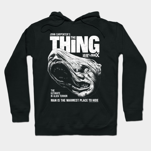 The Thing, John Carpenter, Cult Classic Hoodie by PeligroGraphics